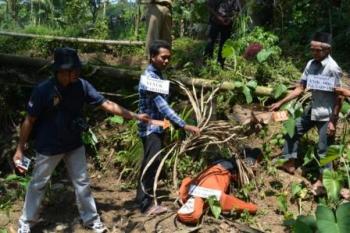 Pengamanan Rekontruksi Kasus Pembunuhan  Sofyan Hadi Super Ketat   